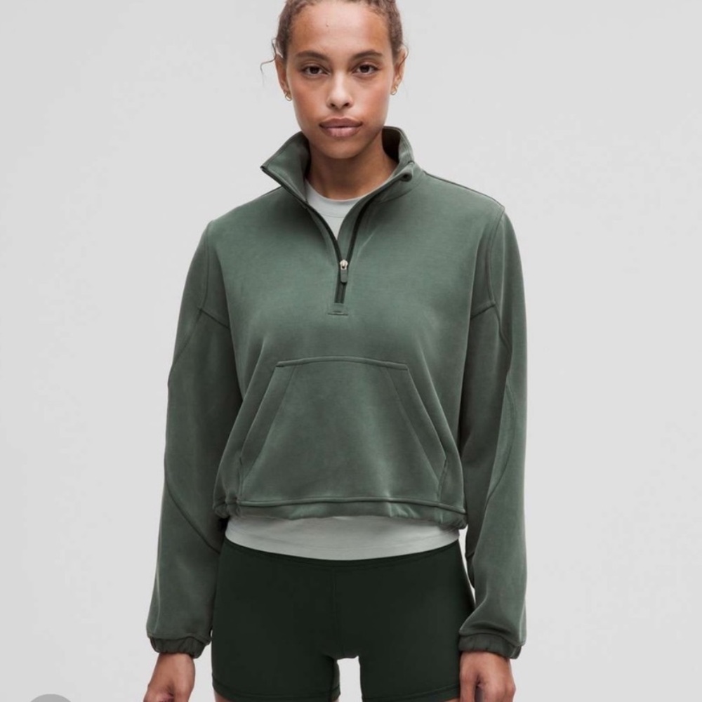 Lululemon Brushed Softstreme Half Zip
